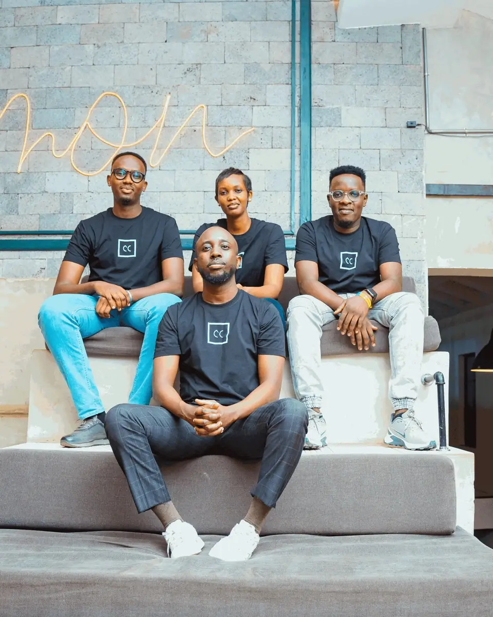 The MCSTUDIO team at Norrsken House, Kigali